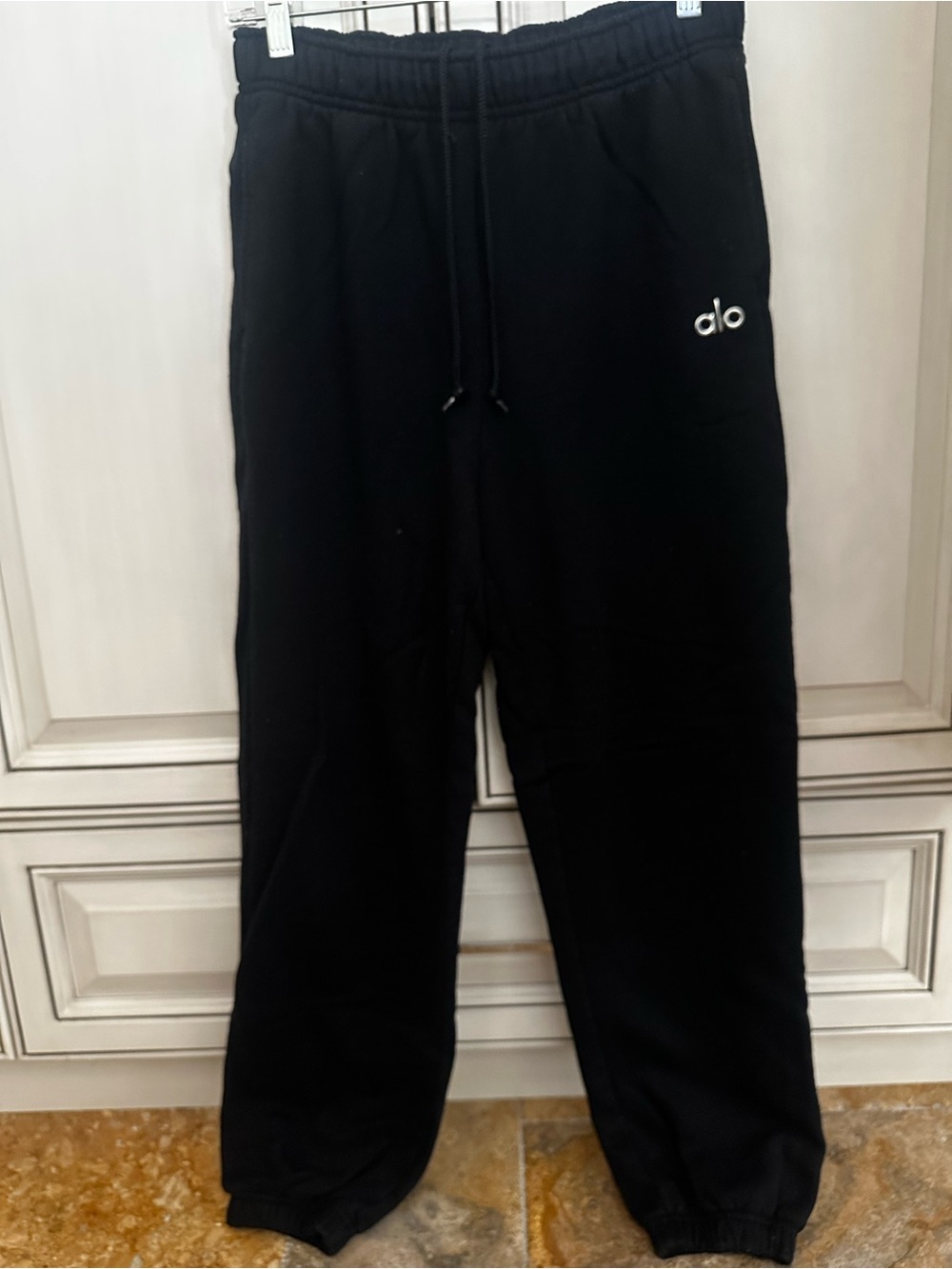 Alo Black Logo sweatpants